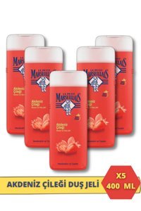 Le Petit Marseillais Akdeniz Çileği Aromalı Nemlendirici Duş Jeli 5x400 ml