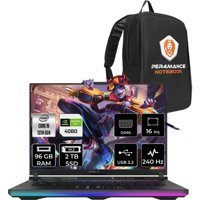 Asus ROG Strix 16 NM044P339 Harici GeForce RTX 4080 Intel Core i9 13980HX 96 GB Ram 2 TB SSD 16 inç QHD FreeDos Oyuncu Laptop + PER4 Çanta