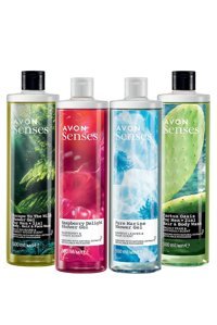 Avon Senses Armut Paçuli Orman Kokulu Aromalı Duş Jeli 4x500 ml