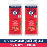 Le Petit Marseillais Akdeniz Çileği Aromalı Nemlendirici Duş Jeli 2x650 ml
