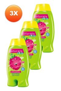 Avon Naturals Çilekli Aromalı Duş Jeli 3x250 ml