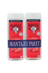 Le Petit Marseillais Organik Akdeniz Çileği Aromalı Nemlendirici Duş Jeli 2x400 ml