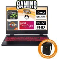 Acer Nitro 5 AN515-46-R22Y NH.QGXEY.001A4 Harici GeForce RTX 3050 AMD Ryzen 5 6600H 16 GB Ram 1 TB SSD 15.6 inç Full HD FreeDos Oyuncu Laptop