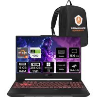 Asus TUF Gaming A15 LP158P386 Harici GeForce RTX 4050 AMD Ryzen 5 7535HS 16 GB Ram 256 GB SSD 15.6 inç Full HD Windows 11 Pro Oyuncu Laptop + PER4 Çanta