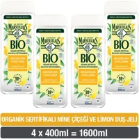 Le Petit Marseillais Limonlu Mine Çiçeği Aromalı Nemlendirici Duş Jeli 4x400 ml