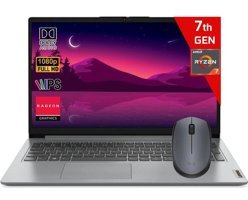 Lenovo IdeaPad 1 15AMN782VG00M9TX 8256M Dahili AMD Radeon 610M AMD Ryzen 5 7520U 8 GB Ram 256 GB SSD 15.6 inç Full HD FreeDos Laptop + Çanta + Mouse