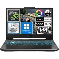 Asus Vivobook FX506HC-HN429W Harici GeForce RTX 3050 Intel Core i5 11400H 8 GB Ram 512 GB SSD 15.6 inç Full HD Windows 11 Oyuncu Laptop