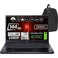 Acer Nitro 5 15 ANV15-51-57XV NHQNBEYF03 Harici GeForce RTX 4050 Intel Core i5 13420H 16 GB DDR5 Ram 2 TB SSD 15.6 inç Full HD FreeDos Oyuncu Laptop + Zetta Çanta