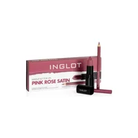Inglot Gül Pembesi Saten Dudak Makyaj Seti