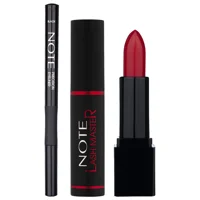 Note Precision Eyeliner Lash Master Maskara Mineral Ruj Makyaj Seti