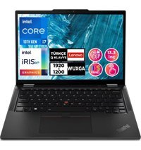 Lenovo Thinkpad X13 Yoga G4 21F3S2GKTX Dahili Intel Iris Xe Graphics Eligible Intel Core i7 1355U 16 GB Ram 512 GB SSD 13.3 inç Full HD FreeDos Dokunmatik 2'Si 1 Arada