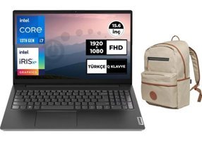 Lenovo V15 GEN 4 83A1003NTX 028 Dahili Intel Iris Xe Graphics Eligible Intel Core i7 1355U 40 GB Ram 4 TB SSD 15.6 inç Full HD FreeDos Laptop + Çanta