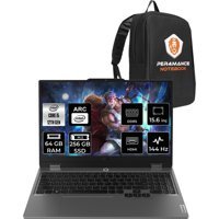 Lenovo LOQ 83FQ000UTRP331 Harici Intel ARC A530M Intel Core i5 12450HX 64 GB Ram 256 GB SSD 15.6 inç Full HD FreeDos Laptop + PER4 Çanta