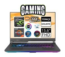 Asus ROG Strix G15 G513RC-HN194 N Harici GeForce RTX 3050 AMD Ryzen 7 6800H 32 GB Ram 512 GB SSD 15.6 inç Full HD FreeDos Oyuncu Laptop