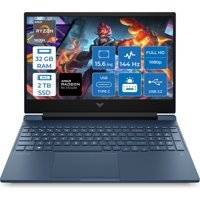 HP Victus 15 FB0025NT 7N9G7EAPN016 Harici AMD Radeon RX 6500M AMD Ryzen 5 5600H 32 GB Ram 2 TB SSD 15.6 inç Full HD FreeDos Laptop