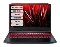 Acer Nitro 5 AN515-57 NH.QELEY.00A Harici GeForce RTX 3050 Intel Core i7 11600H 16 GB Ram 512 GB SSD 15.6 inç Full HD Linux Oyuncu Laptop