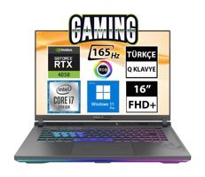 Asus ROG Strix G16 G614JU-N3196A12 Harici GeForce RTX 4050 Intel Core i7 13650HX 16 GB Ram 512 GB SSD 16 inç Full HD Windows 11 Oyuncu Laptop