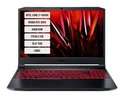 Acer Nitro 5 AN515-57 NH.QEEY.00A-07 Harici GeForce RTX 3050 Intel Core i7 11600H 64 GB Ram 1 TB SSD 15.6 inç Full HD FreeDos Oyuncu Laptop