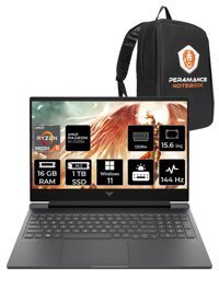 HP Victus 15 A42ZMEA Harici AMD Radeon RX 6500M AMD Ryzen 5 5600H 16 GB Ram 1 TB SSD 15.6 inç Full HD Windows 11 Pro Laptop + PER4 Çanta