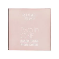 Rival Loves Me Two In One No:02 Peach Highlighter Paleti
