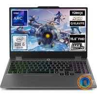 Lenovo LOQ 83FQ000UTR05 CNT006 Harici Intel ARC A530M Intel Core i5 12450HX 32 GB Ram 512 GB1 TB SSD 15.6 inç Full HD FreeDos Laptop