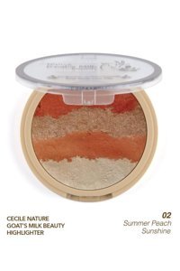 Cecile Nature Goat'S Milk No:02 Highlighter Paleti