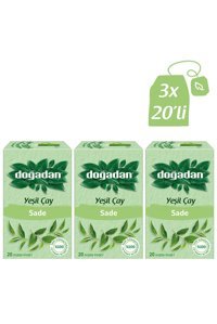 Doğadan Yeşil Poşet Bitki Çayı 3x20 Adet