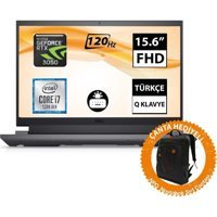 Dell G15 5530 G155530005U07-CNT008 Harici GeForce RTX 3050 Intel Core i7 13650HX 32 GB Ram 512 GB1 TB SSD 15.6 inç Full HD FreeDos Oyuncu Laptop