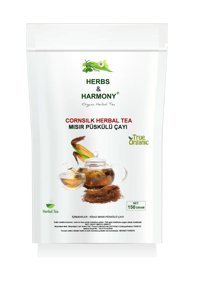 Herbs & Harmony Organic Herbal Tea Mısır Püskülü Organik Bitki Çayı 150 gr