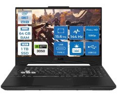 Asus TUF Gaming F15 FX507ZC4-HN00922 Harici GeForce RTX 3050 Intel Core i7 12700H 64 GB Ram 1 TB SSD 15.6 inç Full HD FreeDos Oyuncu Laptop