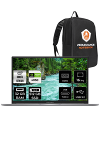 Asus Vivobook 16X N1166 Harici GeForce RTX 4050 Intel Core i5 13500H 32 GB Ram 512 GB SSD 16 inç Full HD FreeDos Oyuncu Laptop + PER4 Çanta