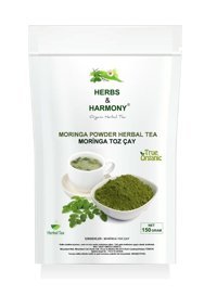 Herbs & Harmony Organic Herbal Tea Moringa Organik Toz Bitki Çayı 150 gr