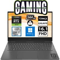 HP Omen 16 K0010NT 7H8Z7EA13 Harici GeForce RTX 3060 Intel Core i7 12700H 64 GB Ram 1 TB SSD 16.1 inç Full HD Windows 11 Pro Oyuncu Laptop
