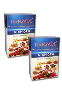 Hanzade Atom Çayı Karışık Bitki Çayı 2 Adet 150 gr