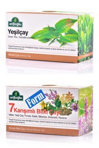 Arifoğlu 7in1 Karışık Poşet Bitki Çayı 20 + 7in1 Form Çayı 20 Adet