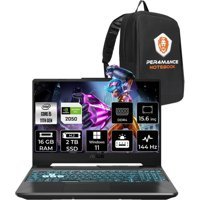 Asus TUF Gaming F15 HN028P414 Harici GeForce RTX 2050 Intel Core i5 11400H 16 GB Ram 2 TB SSD 15.6 inç Full HD Windows 11 Pro Oyuncu Laptop + PER4 Çanta