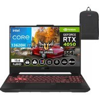 Asus TUF Gaming F15 FX507VU-LP25816 Harici GeForce RTX 4050 Intel Core i7 13620H 96 GB DDR5 Ram 4 TB SSD 15.6 inç Full HD FreeDos Oyuncu Laptop + WeblegelsinÇanta