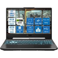 Asus TUF Gaming F15 FX506HF-HN03023 Harici GeForce RTX 2050 Intel Core i5 11400H 64 GB Ram 1 TB SSD 15.6 inç Full HD Windows 11 Home Oyuncu Laptop