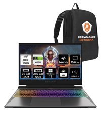 Casper Excalibur G870 Harici GeForce RTX 4050 Intel Core i7 12650H 24 GB Ram 256 GB SSD 15.6 inç Full HD Windows 11 Home Oyuncu Laptop + PER4 Çanta