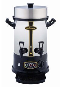 Damga D1160 Çelik Tek Demlikli 160 Bardak Çift Musluklu Çelik Elektrikli Semaver İnox