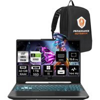 Asus TUF Gaming F15 HN028P438 Harici GeForce RTX 2050 Intel Core i5 11400H 40 GB Ram 1 TB SSD 15.6 inç Full HD Windows 11 Pro Oyuncu Laptop + PER4 Çanta