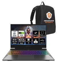 Casper Excalibur G870 Harici GeForce RTX 4050 Intel Core i7 12650H 36 GB Ram 512 GB SSD 15.6 inç Full HD Windows 11 Pro Oyuncu Laptop + PER4 Çanta