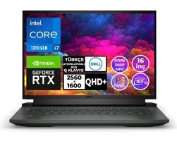 Dell G16 7630 G76302401010U 059 Harici GeForce RTX 4060 Intel Core i7 13700HX 32 GB Ram 1 TB SSD 16 inç QHD+ FreeDos Oyuncu Laptop