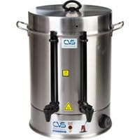 Cvs DN91110 2500 W 23 lt Su Kapasiteli Çelik Tek Demlikli Çift Musluklu Çelik Elektrikli Semaver İnox