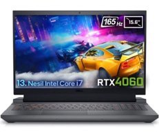 Dell Gaming G155530013UH3 Harici GeForce RTX 4060 Intel Core i7 13650HX 16 GB DDR5 Ram 1 TB SSD 15.6 inç Full HD Windows 11 Home Oyuncu Laptop