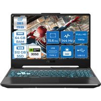 Asus TUF Gaming F15 FX506HC-HN373028 Harici GeForce RTX 3050 Intel Core i5 11400H 64 GB Ram 512 GB SSD 15.6 inç Full HD FreeDos Oyuncu Laptop