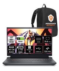 Dell G15 5530 G55302401005U Harici GeForce RTX 3050 Intel Core i7 13650HX 96 GB Ram 4 TB SSD 15.6 inç Full HD Windows 11 Pro Oyuncu Laptop + PER4 Çanta