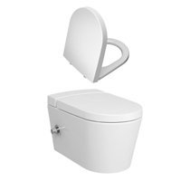 Vitra Nest Seramik Gömme Duvara Sıfır Asma Gömme Klozet Beyaz + Soft Kapak