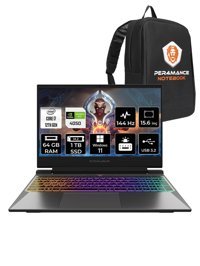 Casper Excalibur G870 Harici GeForce RTX 4050 Intel Core i7 12650H 64 GB Ram 1 TB SSD 15.6 inç Full HD Windows 11 Home Oyuncu Laptop + PER4 Çanta
