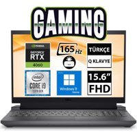 Dell G15 5530 G55302401017H03 Harici GeForce RTX 4060 Intel Core i9 13900HX 64 GB Ram 512 GB SSD 15.6 inç Full HD Windows 11 Home Oyuncu Laptop